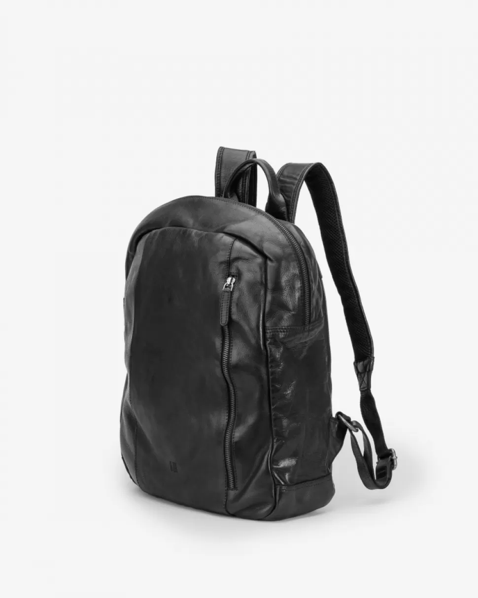 BIBA Leather Backpack Gary Black Best Sale